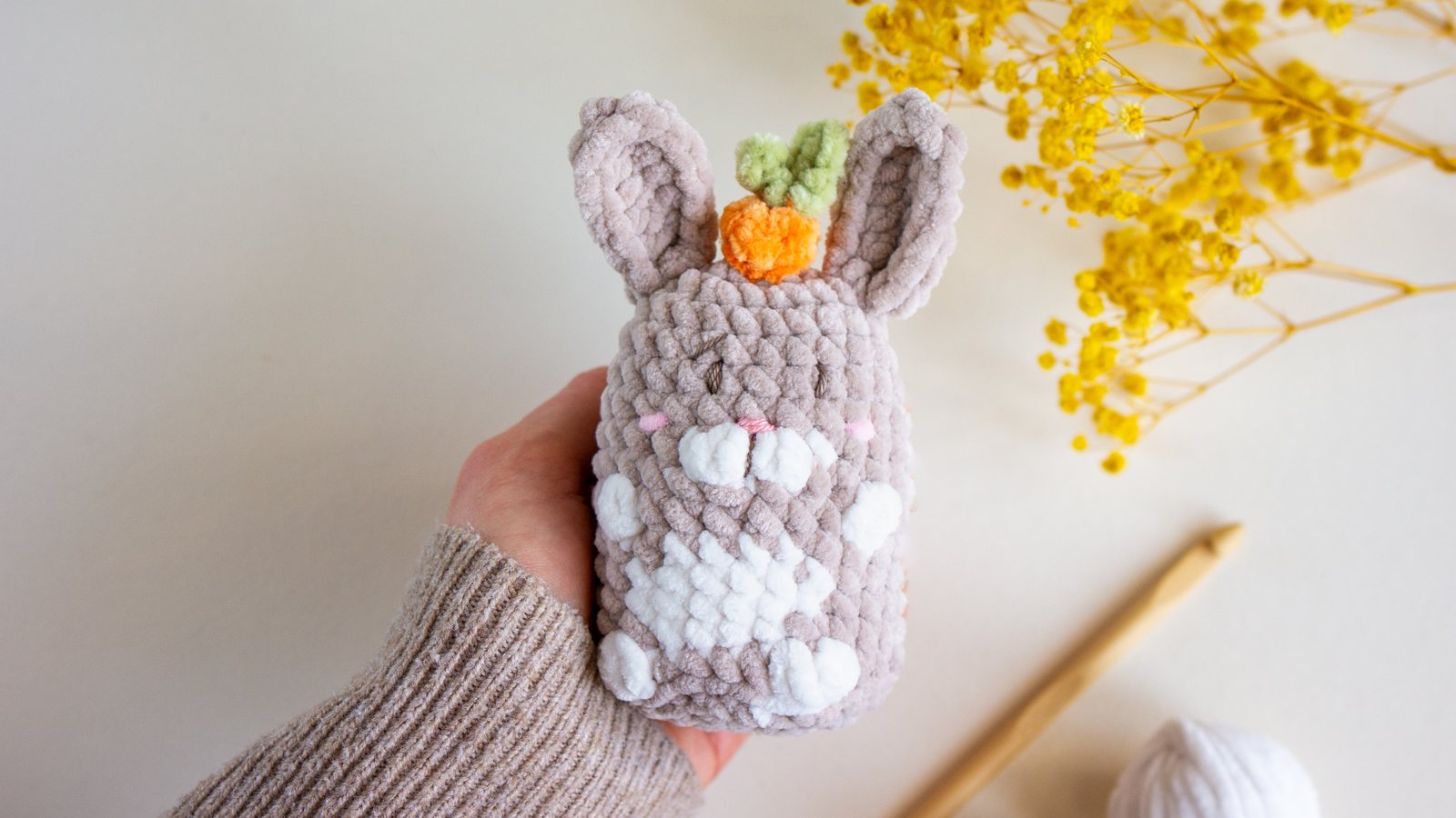 Easter Bunny Crochet Tutorial - Full Video Guide