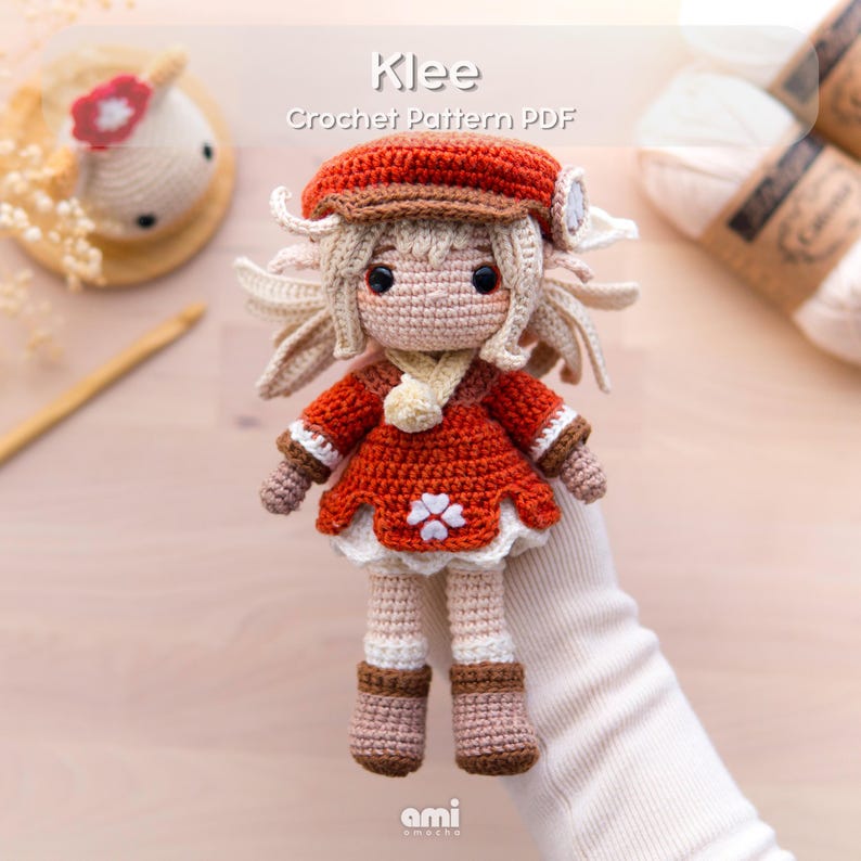 Klee Amigurumi Crochet Pattern | Genshin Impact Doll