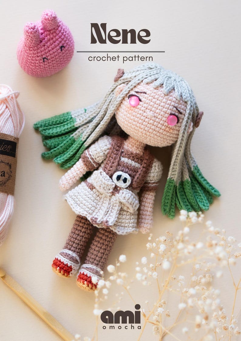 Nene Amigurumi Crochet Doll Pattern (TBHK Inspired)