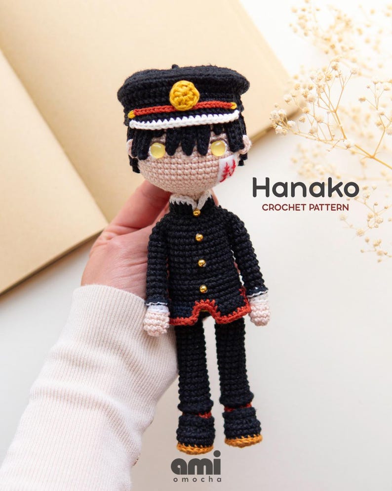 Hanako Kun Crochet Pattern | TBHK Amigurumi Doll